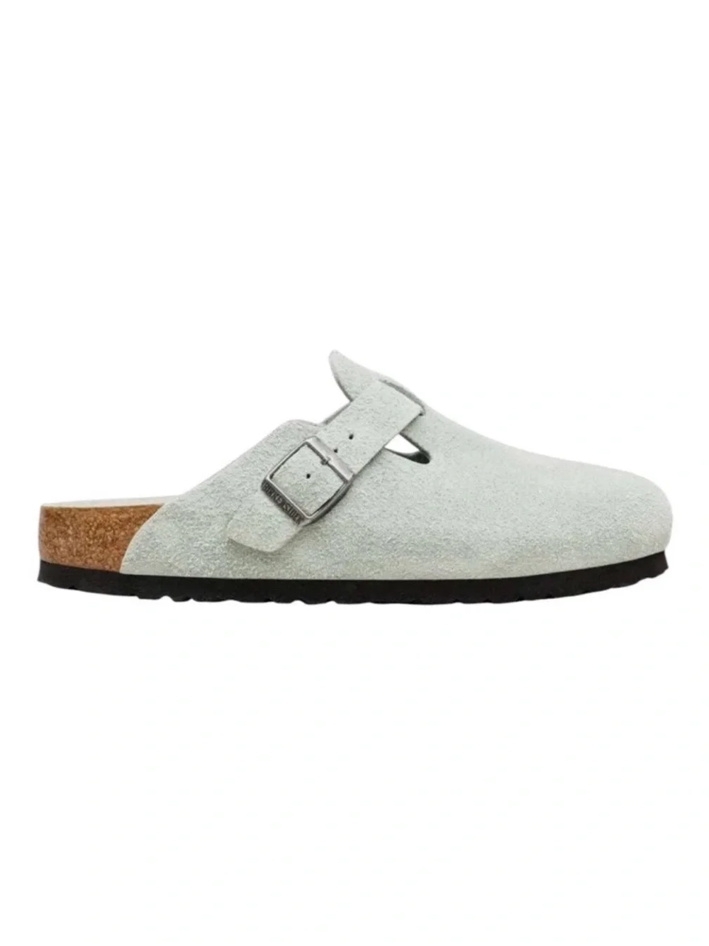NEW Birkenstock Men's Boston Clog Pure Sage Size 42 Suede Leather Slide 9 - 9.5